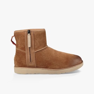 Ugg Classic Mini Zip Waterproof Alla Väderstövlar Herr Bruna (048196DBC)